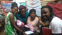 Team HALEA in Owino Market